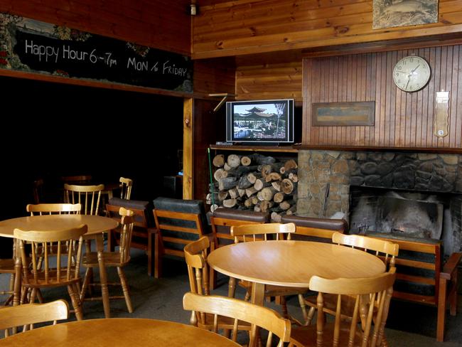 At the heart of the old Bronte Park Chalet, was a huge stone fireplace. The chalet was sadly destroyed by fire and razed to the ground in 2018. Picture: Nikki Davis-Jones