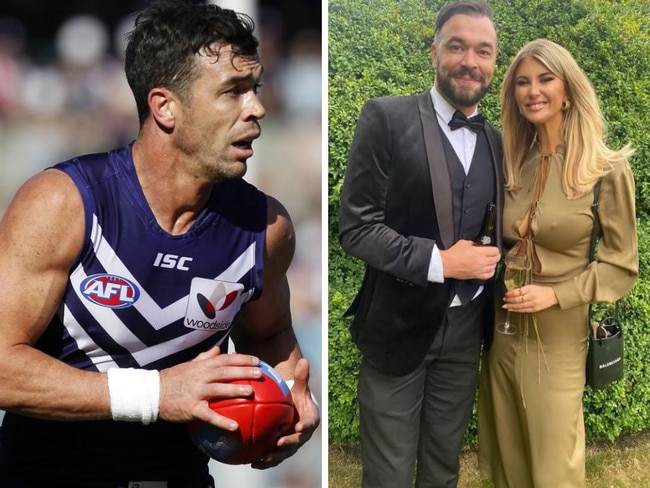 Ryan Crowley has appeared in court on domestic violence charges. Photos: AAP/Instagram