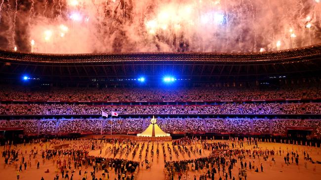 The Tokyo Olympics oopening ceremony. Picture: Getty Images