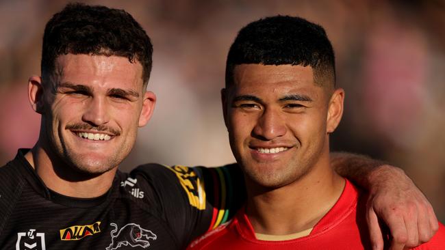 “That’s how you do it young fella” — Nathan Cleary, probably. Photo by Jason McCawley/Getty Images