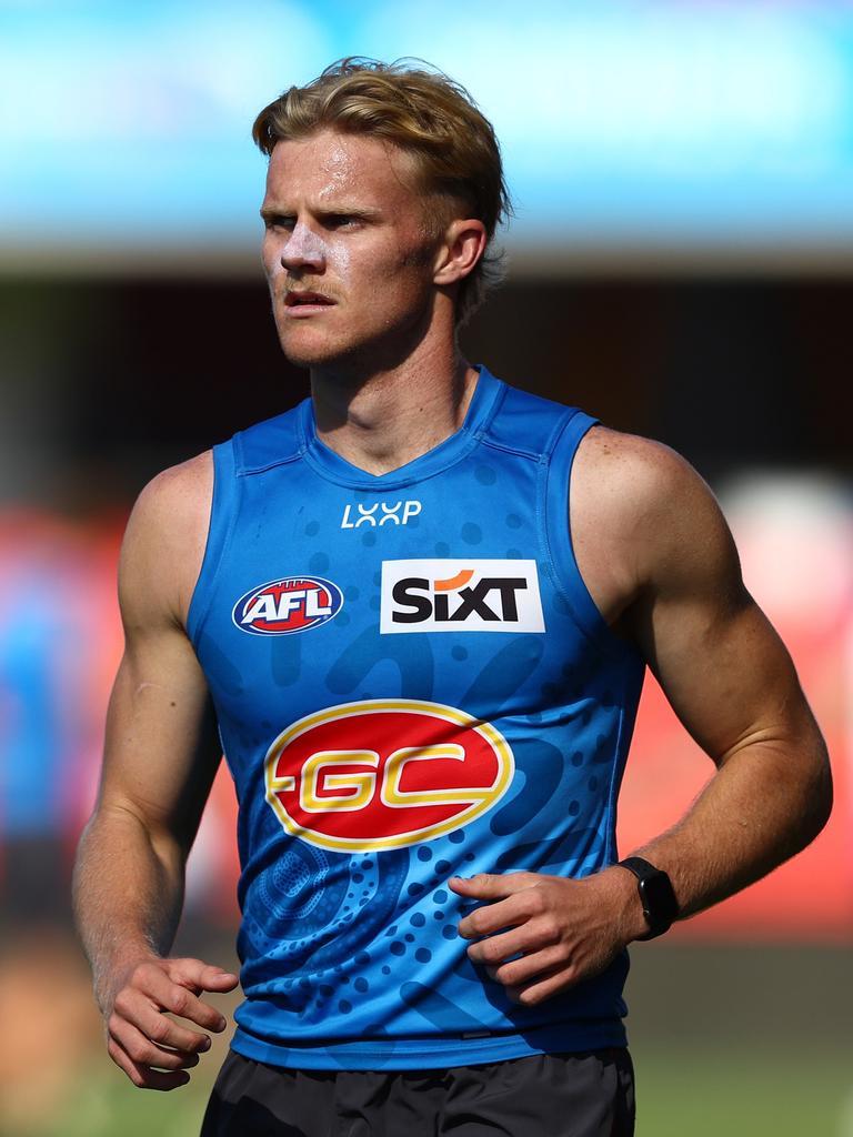 Uwland has drawn comparisons with Suns coach Damien Hardwick during his playing days. (Photo by Chris Hyde/Getty Images)