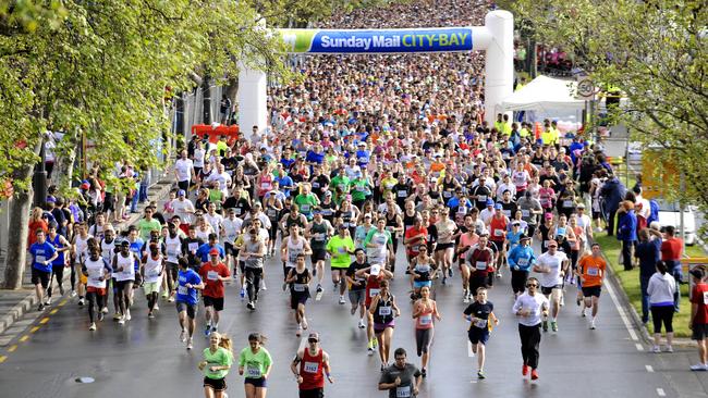 City-Bay Fun Run on King William Road.