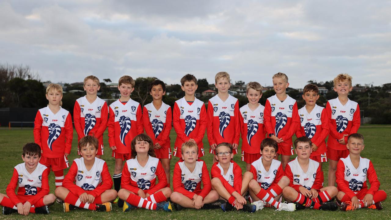 Ocean Grove Dalton under-9 football team. Picture: Alison Wynd