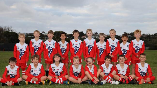 Ocean Grove Dalton under-9 football team. Picture: Alison Wynd