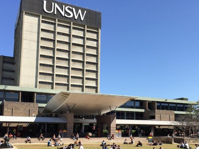 The University of NSW at  Kensington. Picture: UNSW