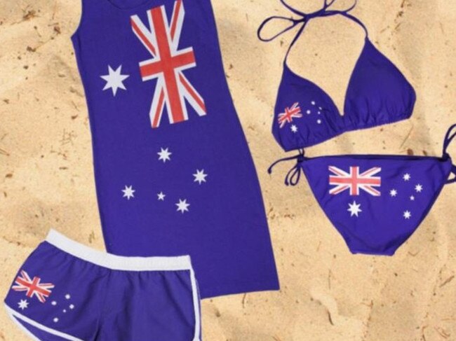 Australia Day merch previously sold by Kmart. Picture: Kmart.