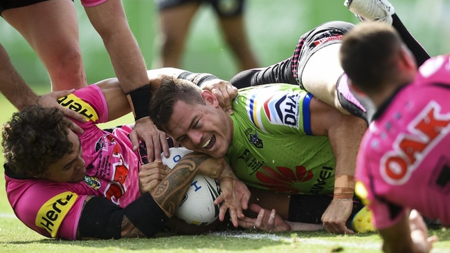 Sezer was superb on debut for the Raiders. AAP Image/Lukas Coch.