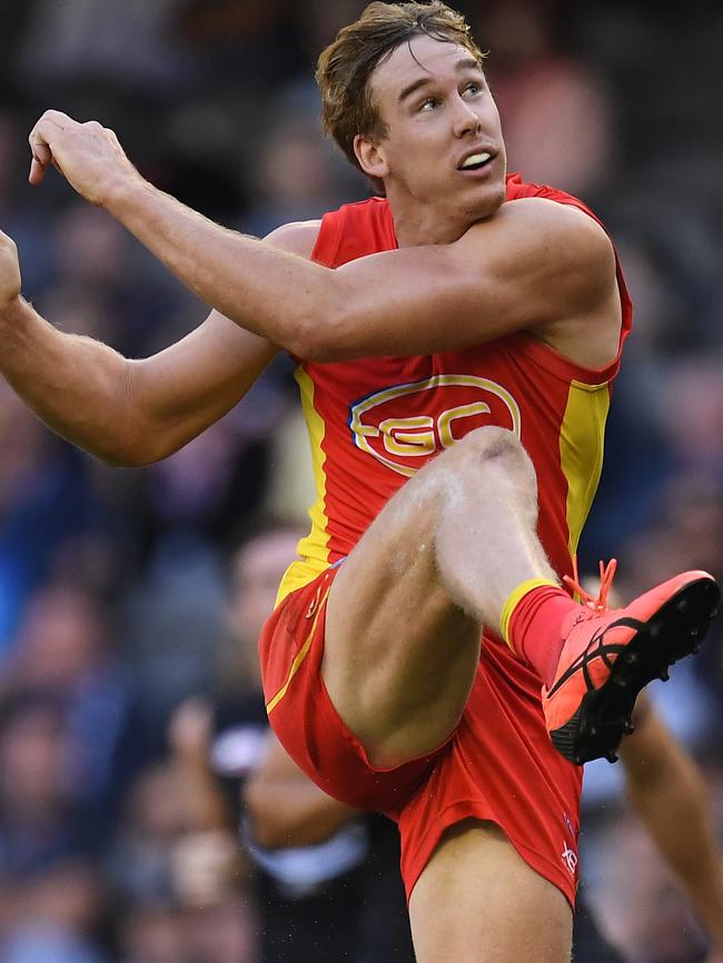 Tom Lynch kicked 1.3 against Geelong.