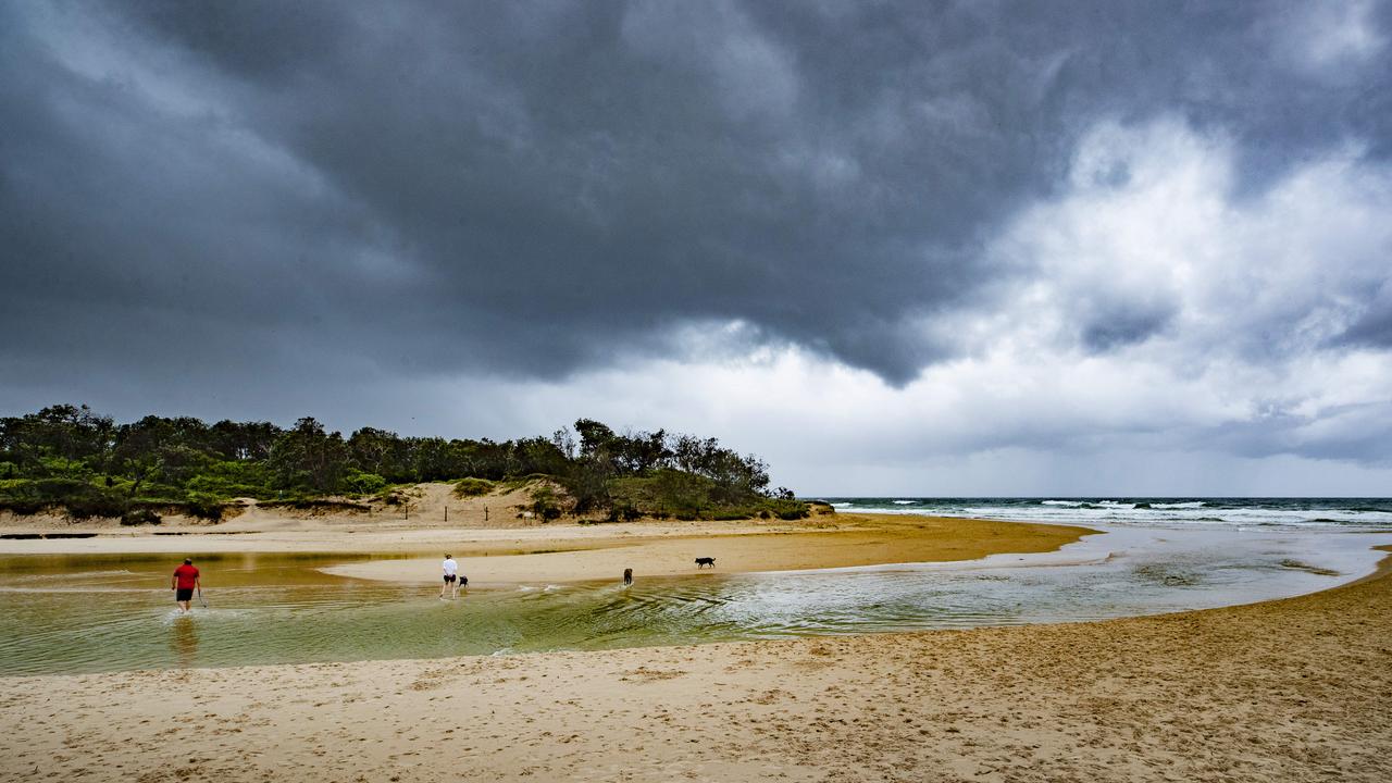 The woman was attacked near Stumers Creek at Coolum Beach. Picture Lachie Millard