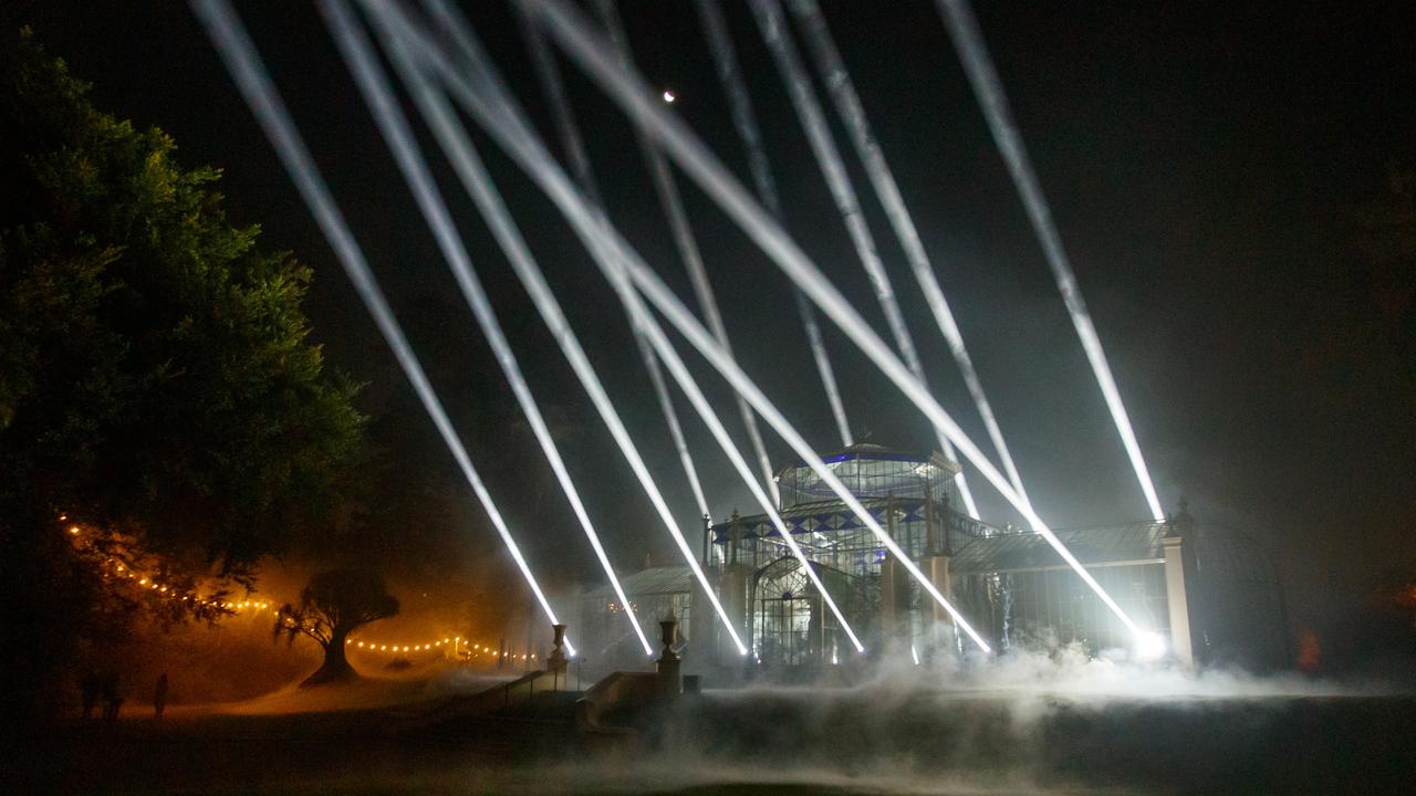 Illuminate Light Cycles at the Botanic Garden. Picture Matt Turner.