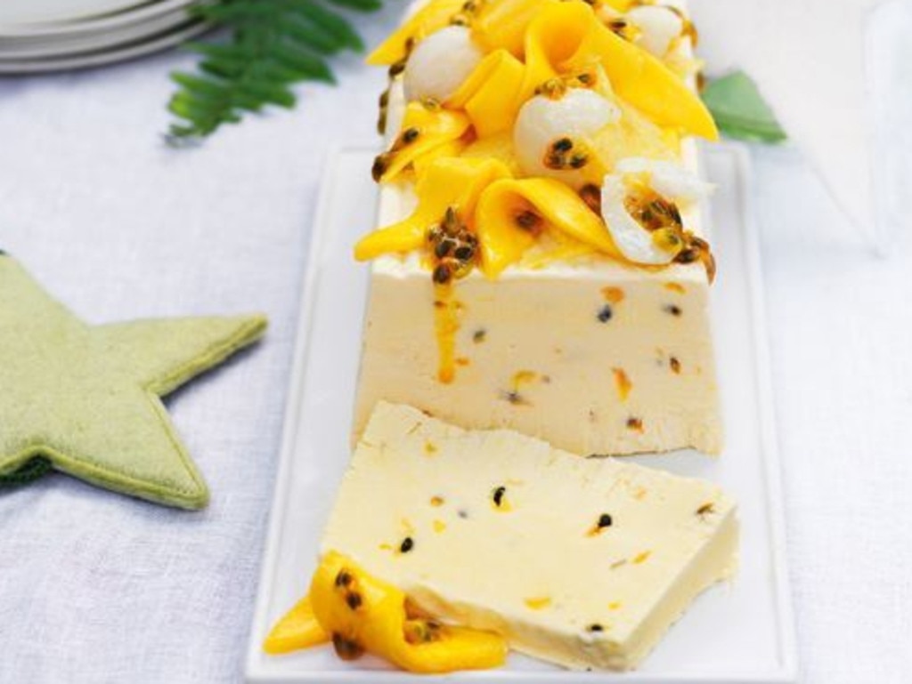 Passionfruit pulp: Coconut and passionfruit semifreddo.