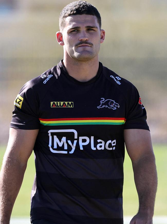 Nathan Cleary flew to San Diego on his day off. Picture: Ethan Miller/Getty Images