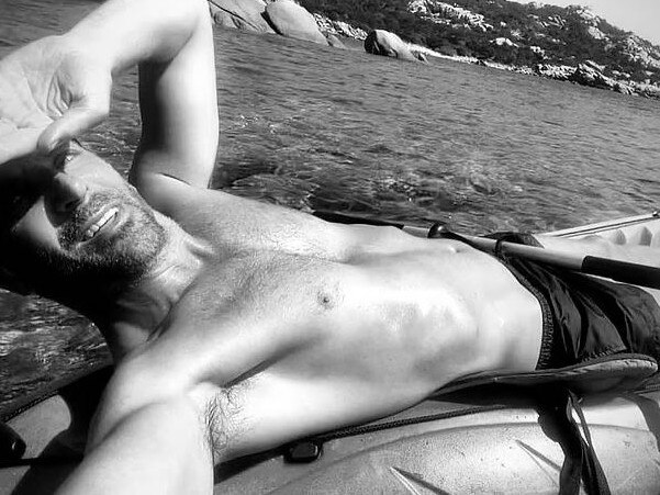 Shayk snapped this photo of her shirtless ex on their vacation. Picture: Irina Shayk/Instagram