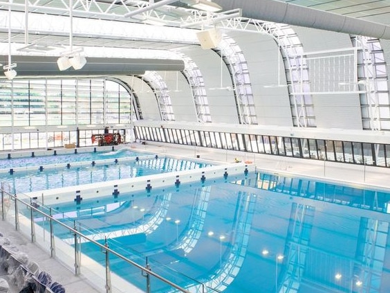 Caulfield Grammar's Olympic-grade swimming pool.