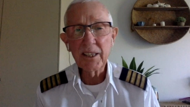 Captain Byron Bailey said a Chinese aviation source had told him the co-pilot was previously a "high time captain". Picture: Supplied