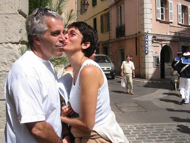 Physical interaction between Ghislaine Maxwell and Jeffrey Epstein led Annie Farmer to believe they were a couple. Picture: AFP Photo