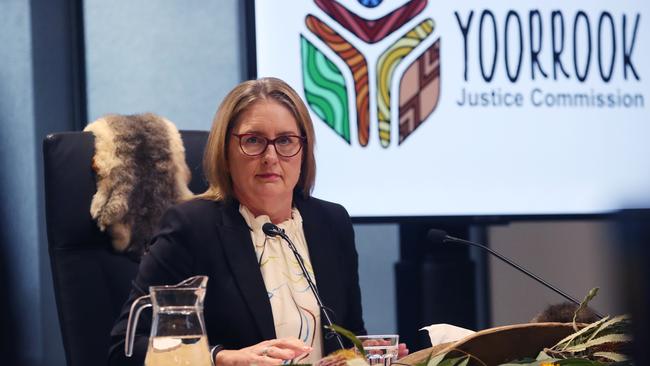 Premier Jacinta Allan fronts the Yoorrook Justice Commission. Picture: David Crosling