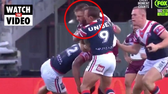 Roosters' Jake Friend suffers scary head injury amid concussion fears (FOX Sport)