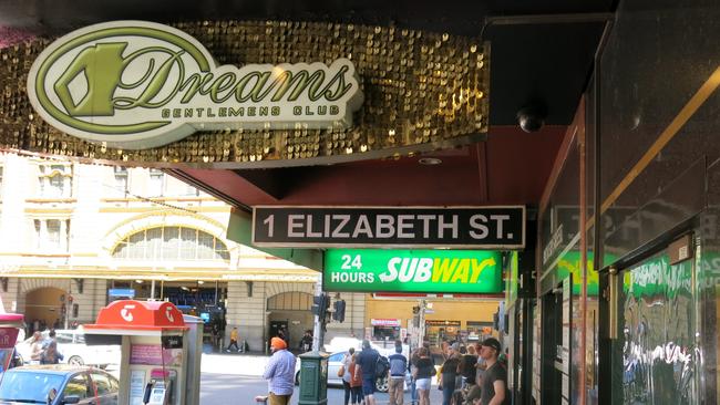 Dreams Gentlemen's Club in Melbourne's CBD.
