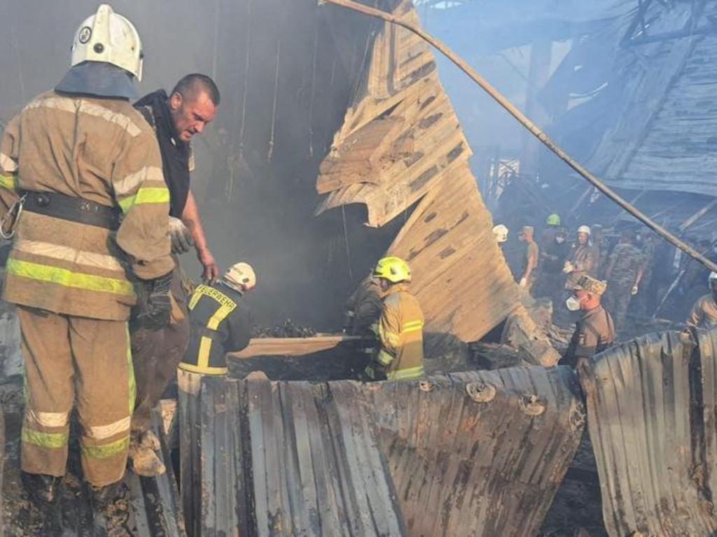 The death toll is expected to rise. Picture: Ukraine's State Emergency Service / AFP