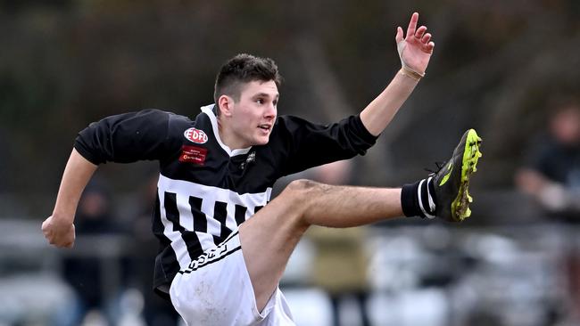 Jack Newman finished with three goals. Picture: Andy Brownbill