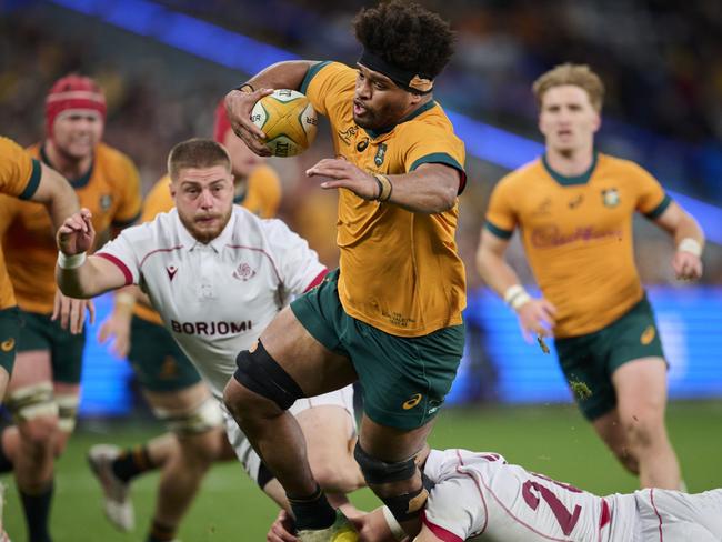 Valetini is determined to hand the Waratahs more pain. Picture: Brett Hemmings/Getty Images