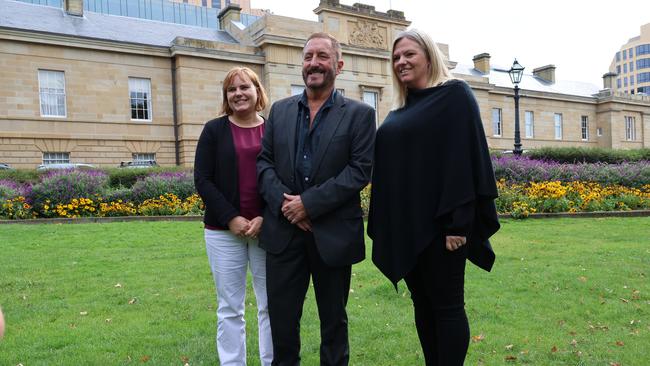 JLN state MPs Miriam Beswick, Andrew Jenner and Rebekah Pentland. Picture: Matthew Denholm