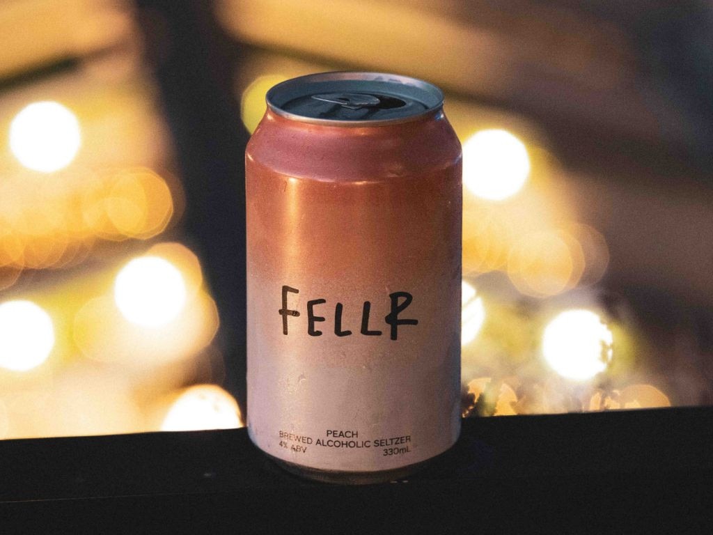 New to their core collection is the peach seltzer, available in the 10 pack. Picture: Instagram @drinkfellr