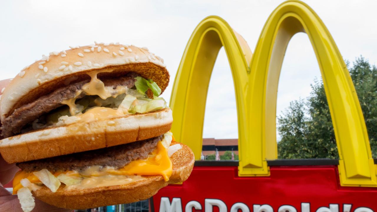 Celebrate McDonald’s 50th anniversary in Australia this Friday with a 50c Big Mac. Picture: Paul J Richards/AFP