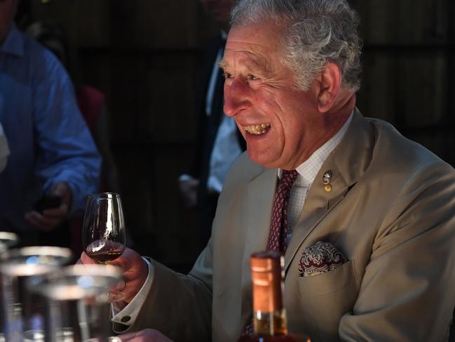 HRH Prince Charles visits the Bundaberg Rum Distillery.