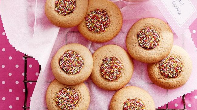 Rainbow cookies. Picture: taste.com.au