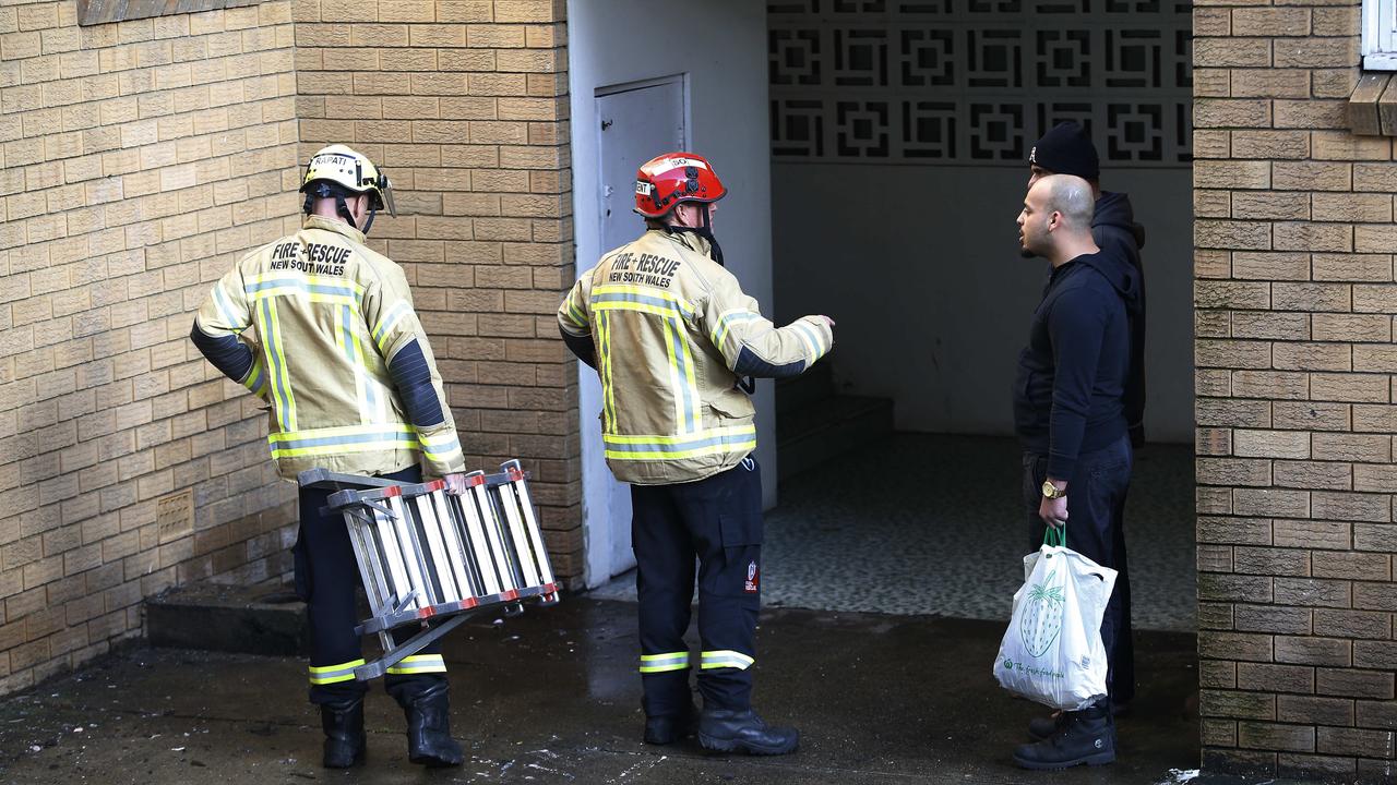 Fire crews spoke to neighbouring residents and made sure they had working smoke alarms. Picture: John Appleyard