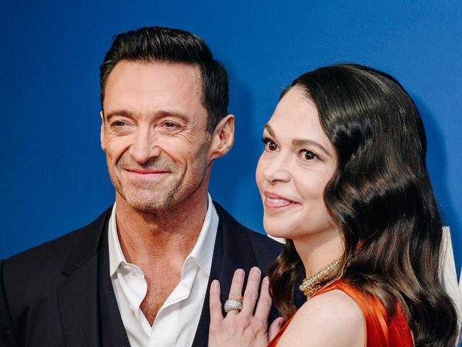 Hugh Jackman, Sutton Foster at "The Music Man" Broadway Opening held at the Winter Garden Theatre on February 10, 2022 (Photo by Nina Westervelt/Variety/Penske Media via Getty Images)