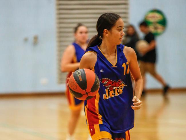 Laleeta Das in Darwin Basketball Women's Round 18: Lightning v Jets.Picture GLENN CAMPBELL