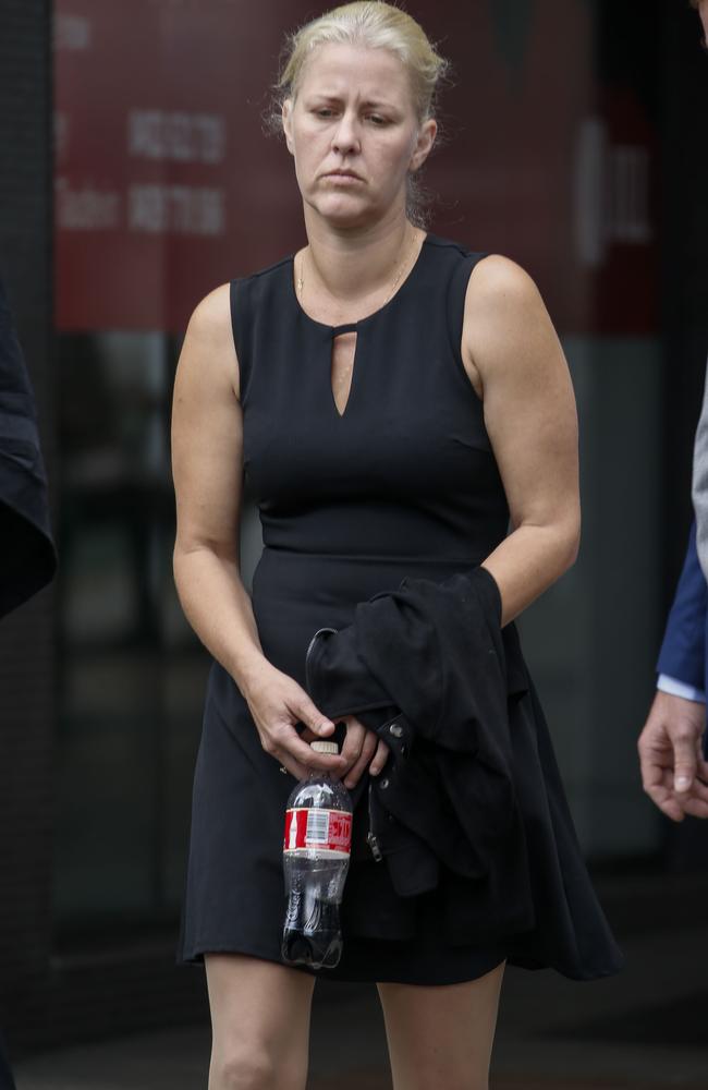 Heidi Strbak arrives at the Supreme Court in Brisbane in 2017. Picture: Glenn Hunt