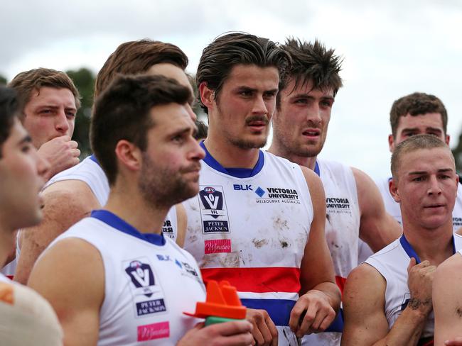 Boyd listens in to coach Ashley Hansen. Picture: Mark Stewart