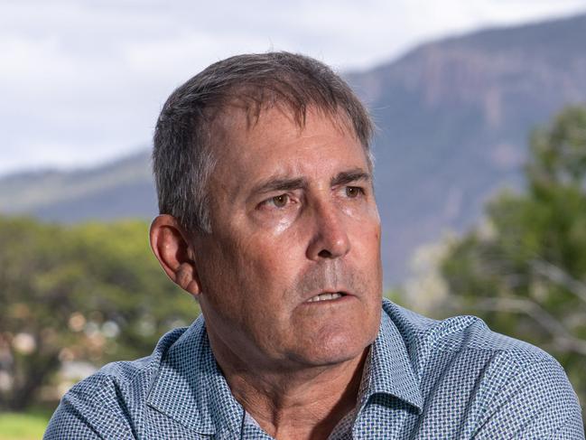 30 September 2020 Townsville, Qld - LNP candidate for the QLD state seat of Mundingburra Glenn Doyle at the city's Ross River - Photo: Cameron Laird