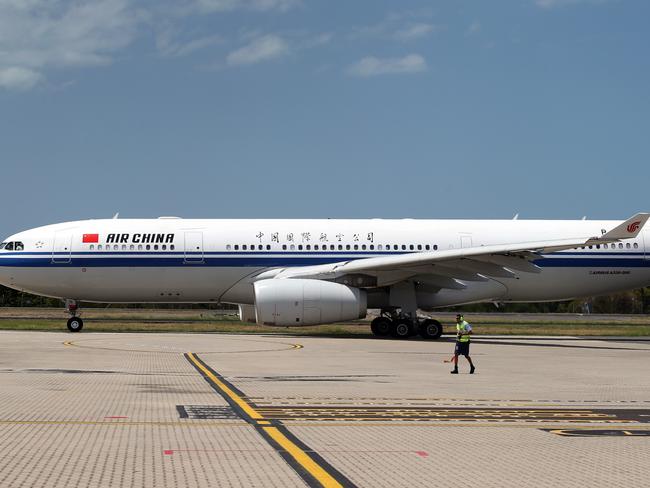 An Air China passenger had a lucky escape. Picture: Supplied