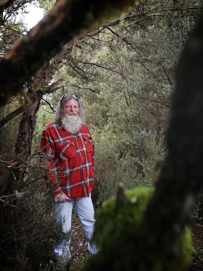 Waratah resident Christopher Hawkins. Picture Chris Kidd