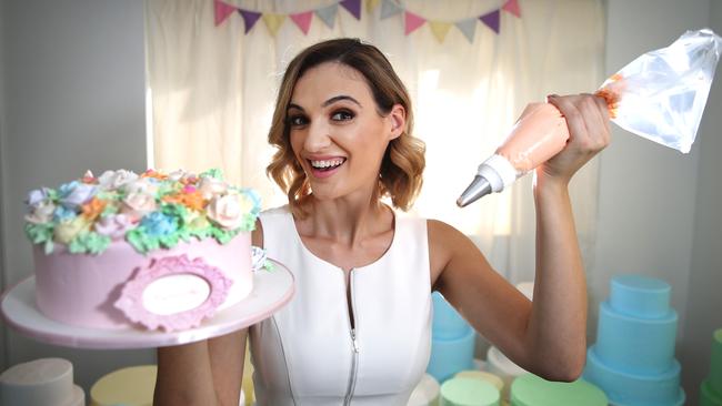 Daniella Boutros in her shop, Buttercreme Lane, at Canterbury. She can now look forward to paying less tax. Picture: Dylan Robinson