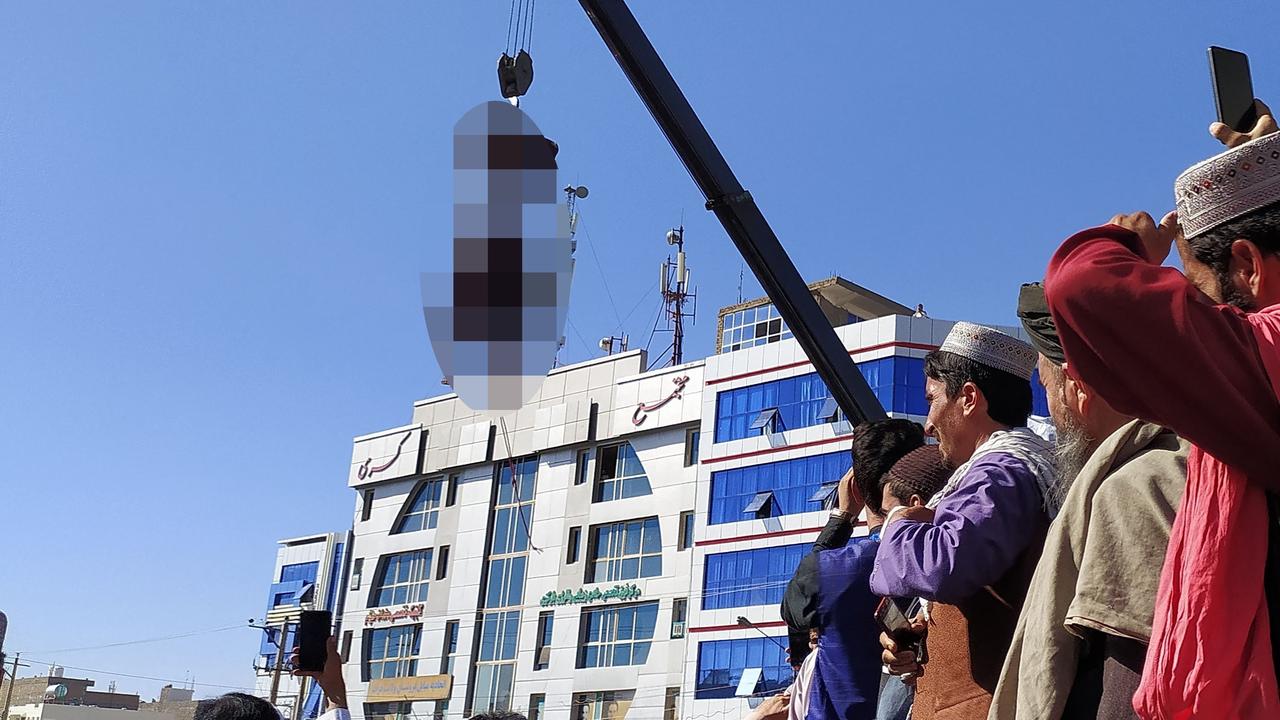 Taliban Hang Bodies Of Four Alleged Criminal In Herat To Teach ‘lesson ...