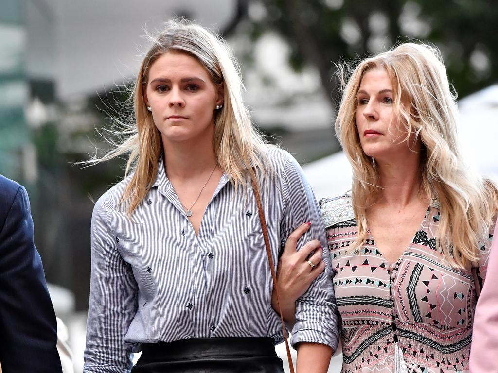 Australian swimmer Shayna Jack and her mother Pauline.