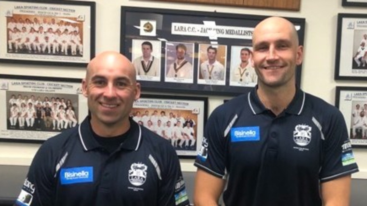 Lara Cricket Club has appointed Peter Herrick and Daniel Weigl was co-coaches for the 2024-25 season. Picture: Lara Cricket Club.