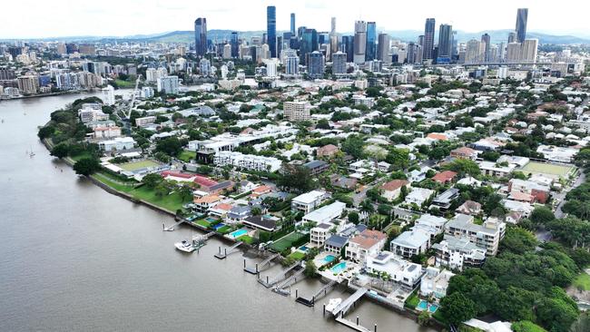 The time it takes to save a deposit has also been rising in once more affordable cities like Brisbane. Picture: Brendan Radke