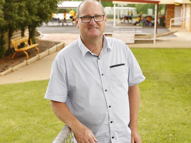 Trundle Central School principal John Southon is working hard to help students stay positive in the midst of the drought. Picture Jo Randall.