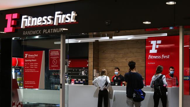 A Fitness First gym is on alert. Picture: Daily Telegraph / Gaye Gerard