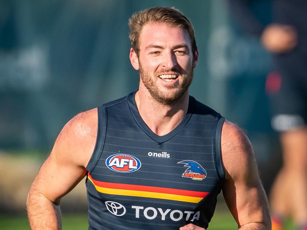 Talia was named Adelaide’s best-and-fairest player in 2014 and was awarded the Malcolm Blight Medal. Picture: Tom Huntley