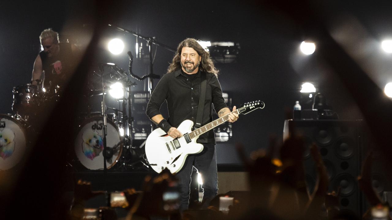 Foo Fighters at Sydney Showground. Picture: The Sunday Telegraph / Monique Harmer