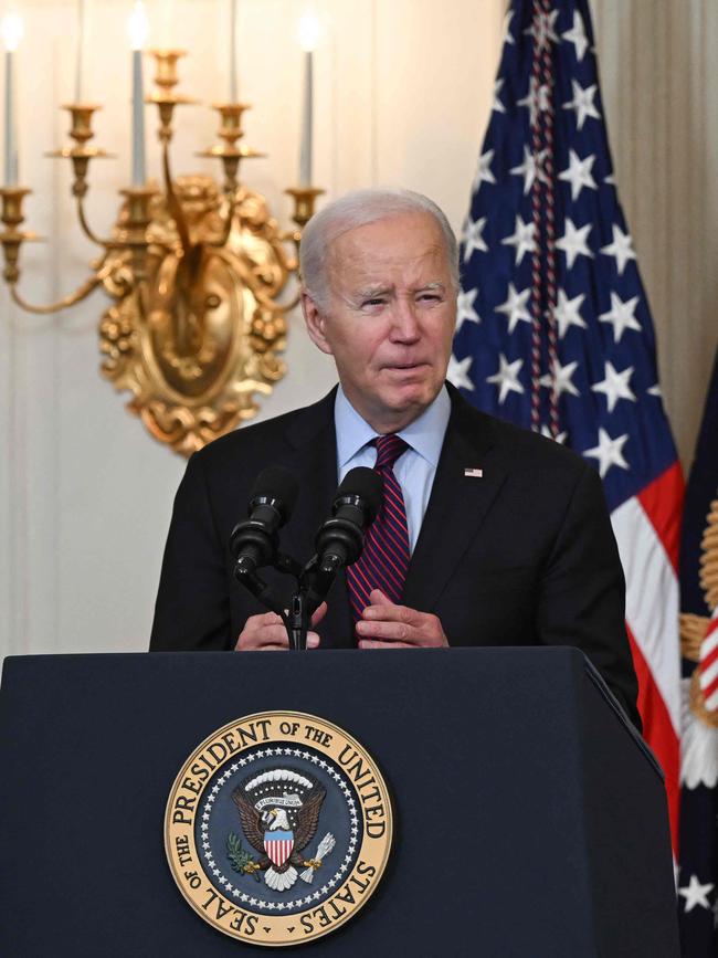 US President Joe Biden has a few things to consider as war rages on the Gaza strip. Picture: AFP