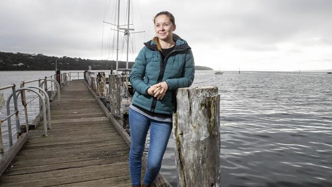 Kangaroo Island resident Sabrina Davis. Picture Simon Cross